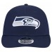 Бейсболка Seattle Seahawks New Era College Navy Main Low Profile 9FIFTY Snapback