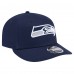 Бейсболка Seattle Seahawks New Era College Navy Main Low Profile 9FIFTY Snapback