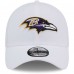 Бейсболка Baltimore Ravens New Era Main 39THIRTY - White