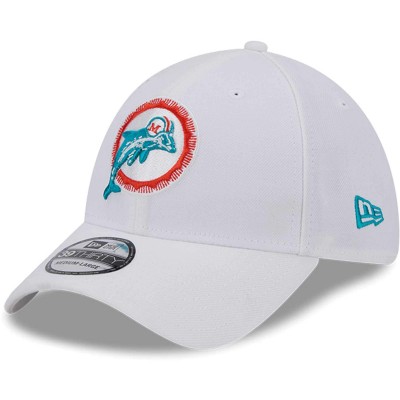 Бейсболка Miami Dolphins New Era White Throwback 39THIRTY