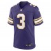 Игровая джерси Jordan Addison Minnesota Vikings Nike Classic - Purple