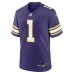 Игровая джерси Warren Moon Minnesota Vikings Nike Classic Retired - Purple