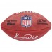 Мяч американского футбола NFL Kenny Pickett Pittsburgh Steelers Autographed Authentic Duke Full Color Pro