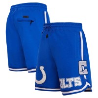 Indianapolis Colts Pro Standard Royal Classic Chenille Shorts