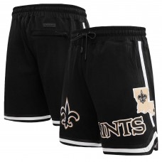 Шорты New Orleans Saints Pro Standard Black Classic Chenille