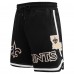 Шорты New Orleans Saints Pro Standard Black Classic Chenille