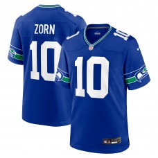 Игровая джерси Jim Zorn Seattle Seahawks Nike Throwback Retired - Royal