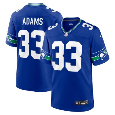 Игровая джерси Jamal Adams Seattle Seahawks Nike Throwback - Royal