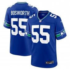 Brian Bosworth Seattle Seahawks Nike Throwback Retired Player Game Jersey - Royal