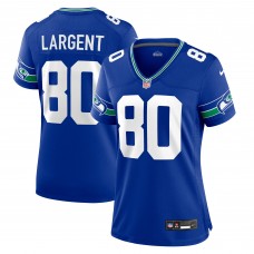 Джерси Женская Seattle Seahawks Steve Largent Nike Royal Throwback Retired Player Game Джерси Женская Seattle Seahawks Steve Largent Nike Royal Throwback Retired Player Game