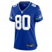Джерси Женская Seattle Seahawks Steve Largent Nike Royal Throwback Retired Player Game