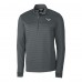 Philadelphia Eagles Cutter & Buck Traverse Stripe Stretch Quarter-Zip Pullover - Gray