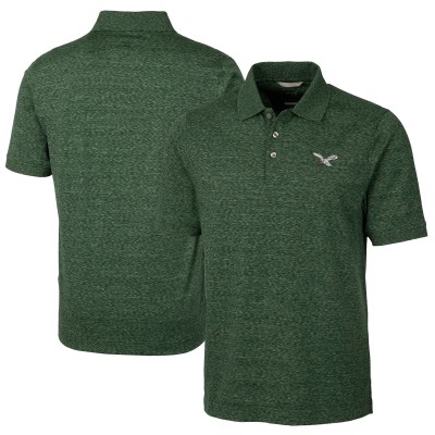 Поло Philadelphia Eagles Cutter & Buck Advantage Tri-Blend Space Dye - Hunter Green