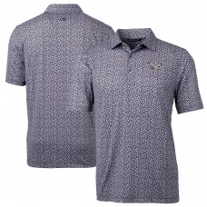 Поло Philadelphia Eagles Cutter & Buck Pike Magnolia Print Stretch - Black