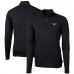Philadelphia Eagles Cutter & Buck Virtue Eco Pique Recycled Quarter-Zip Pullover - Black