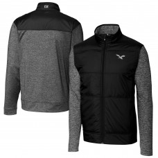Куртка Philadelphia Eagles Cutter & Buck Stealth Hybrid Quilted Windbreaker - Black