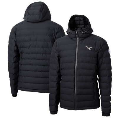 Кофта на молнии Philadelphia Eagles Cutter & Buck Mission Ridge Repreve Eco Insulated Puffer - Black