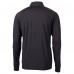 Philadelphia Eagles Cutter & Buck Eco Knit Stretch Recycled Quarter-Zip Pullover - Black