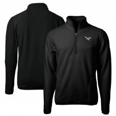 Кофта на короткой молнии Philadelphia Eagles Cutter & Buck Cascade Eco Sherpa Fleece- Black