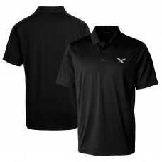 Поло Philadelphia Eagles Cutter & Buck Textured Stretch Short Sleeve - Black