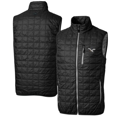 Жилетка Philadelphia Eagles Cutter & Buck Rainier PrimaLoft Eco Puffer - Black