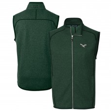 Жилетка Philadelphia Eagles Cutter & Buck Mainsail Sweater Knit Fleece - Heather Green