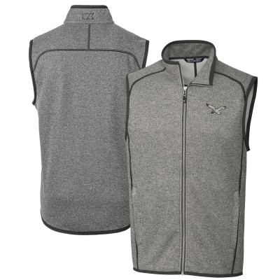 Жилетка Philadelphia Eagles Cutter & Buck Mainsail Sweater Knit Fleece - Heather Gray