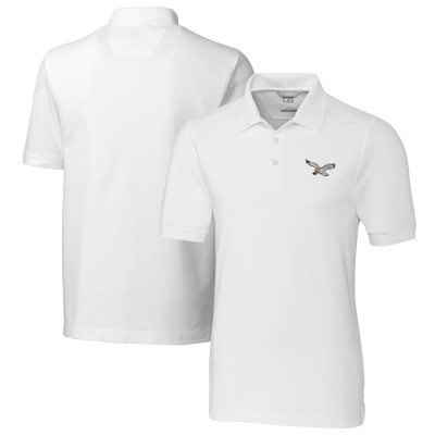 Поло Philadelphia Eagles Cutter & Buck Advantage Tri-Blend Pique - White