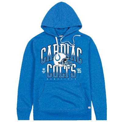 Unisex Indianapolis Colts Homefield Blue 1995 Cardiac Colts Tri-Blend Pullover Hoodie