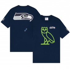 Seattle Seahawks OVO x NFL College Navy OG Owl T-Shirt