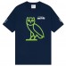 Seattle Seahawks OVO x NFL College Navy OG Owl T-Shirt