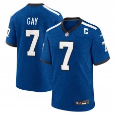 Игровая джерси Matt Gay Indianapolis Colts Nike Indiana Nights Alternate Game - Royal