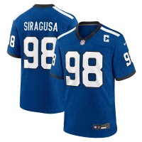Indianapolis Colts Tony Siragusa Nike Blue Retired Player Alternate Game Jersey