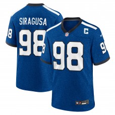 Indianapolis Colts Tony Siragusa Nike Blue Retired Player Alternate Game Jersey