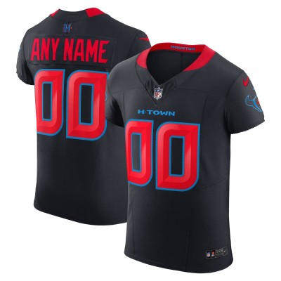 Именная джерси Houston Texans Nike Navy Alternate Vapor F.U.S.E. Elite