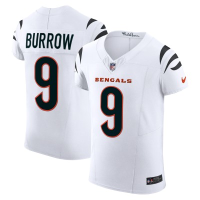 Cincinnati Bengals Joe Burrow Nike White Vapor F.U.S.E. Elite Jersey