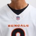 Cincinnati Bengals Joe Burrow Nike White Vapor F.U.S.E. Elite Jersey