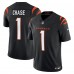 Джерси Cincinnati Bengals JaMarr Chase Nike Black Vapor F.U.S.E. Limited