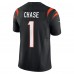 Джерси Cincinnati Bengals JaMarr Chase Nike Black Vapor F.U.S.E. Limited