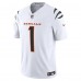 Игровая джерси JaMarr Chase Cincinnati Bengals Nike Vapor F.U.S.E. Limited - White