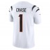 Игровая джерси JaMarr Chase Cincinnati Bengals Nike Vapor F.U.S.E. Limited - White