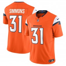 Игровая джерси Justin Simmons Denver Broncos Nike Vapor F.U.S.E. Limited - Orange