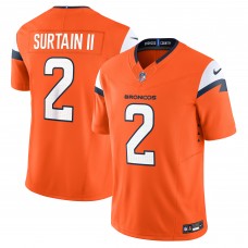 Игровая джерси Patrick Surtain II Denver Broncos Nike Vapor F.U.S.E. Limited - Orange