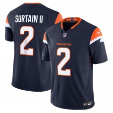 Игровая джерси Patrick Surtain II Denver Broncos Nike Alternate Vapor F.U.S.E. Limited - Navy