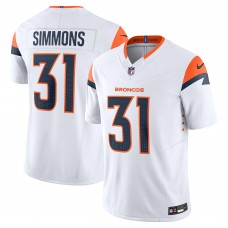 Игровая джерси Justin Simmons Denver Broncos Nike Vapor F.U.S.E. Limited - White