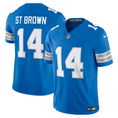 Игровая джерси Amon-Ra St. Brown Detroit Lions Nike Vapor F.U.S.E. Limited - Blue