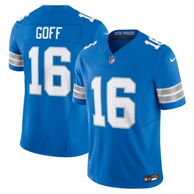 Джерси Detroit Lions Jared Goff Nike Blue Vapor F.U.S.E. Limited