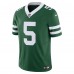 Игровая джерси Garrett Wilson New York Jets Nike Vapor F.U.S.E. Limited - Legacy Green