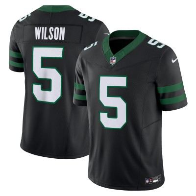 Игровая джерси Garrett Wilson New York Jets Nike Alternate Vapor F.U.S.E. Limited  - Legacy Black