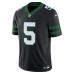 Игровая джерси Garrett Wilson New York Jets Nike Alternate Vapor F.U.S.E. Limited  - Legacy Black